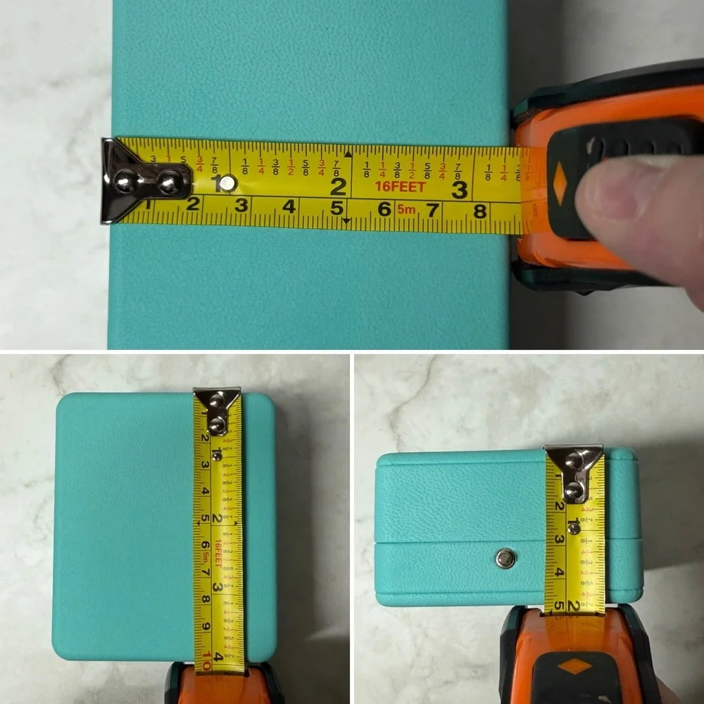Tiffany & Co. | Earring Jewelry Box w/ Storage Box | Minty Cyan Hue